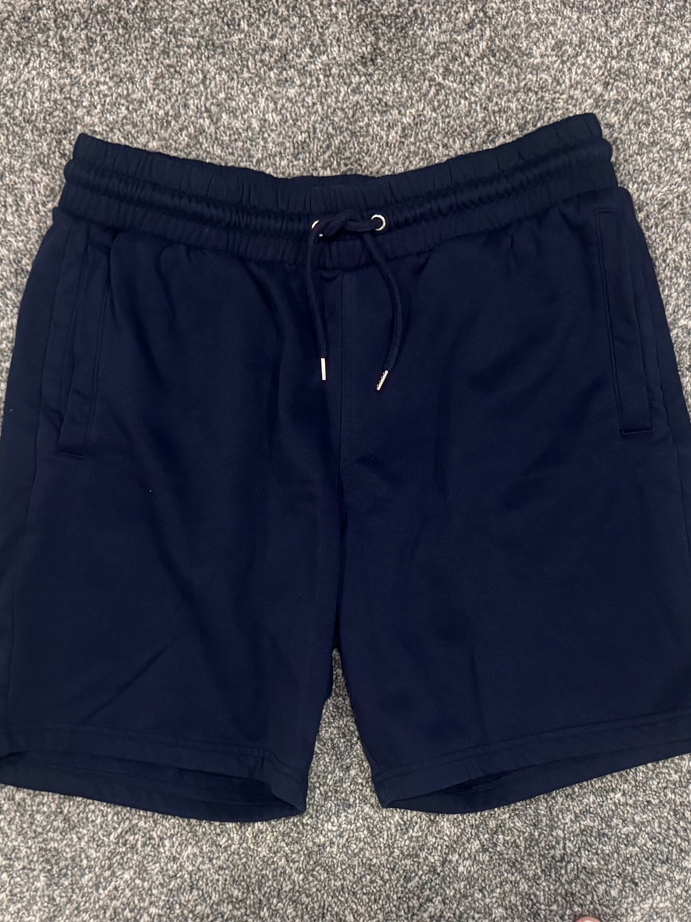 H&M Men's Dark Navy Drawstring Athletic Shorts